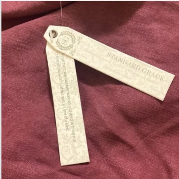 STANDARD GRACE Women's Off The Shoulder Blouse Top w Butterfly Embroidery Sz M - Picture 7 of 9